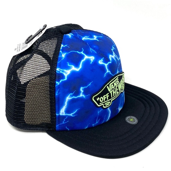 Vans Other - VANS Boys Classic Patch Trucker Plus Hat Blue Cap Snapback One Size VN000XNTAMQ